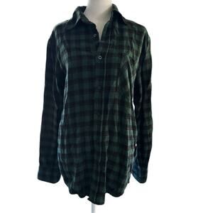 Urban Republic Men’s Green  and Black Long Sleeve Shirt Sz M